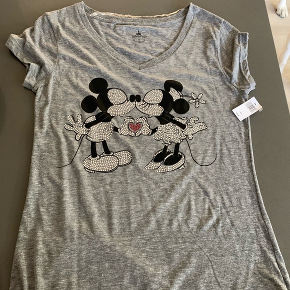 DISNEY BLING HEART T-SHIRT - Picture 3 of 9